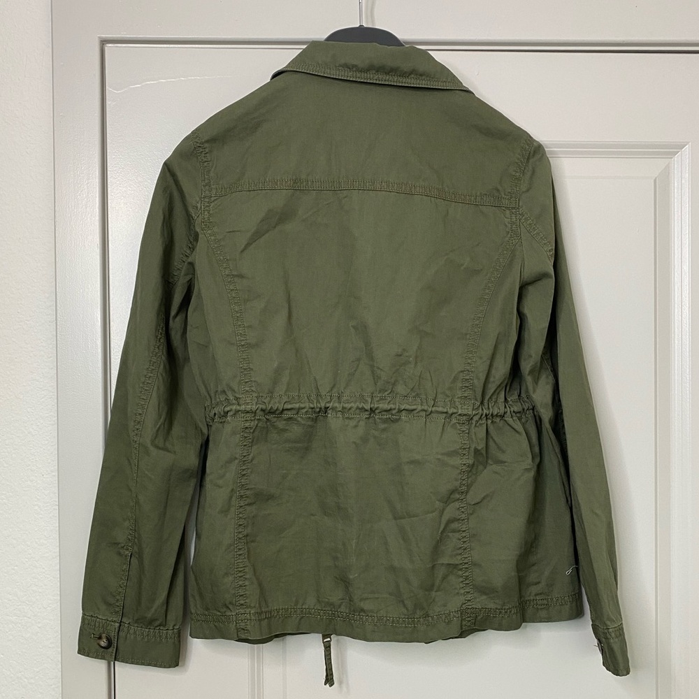 Express green military utility jacket medium - Picture 2 of 6
